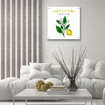 «Citron illuminé et phrase positive 2» par Sabrina Balbuena