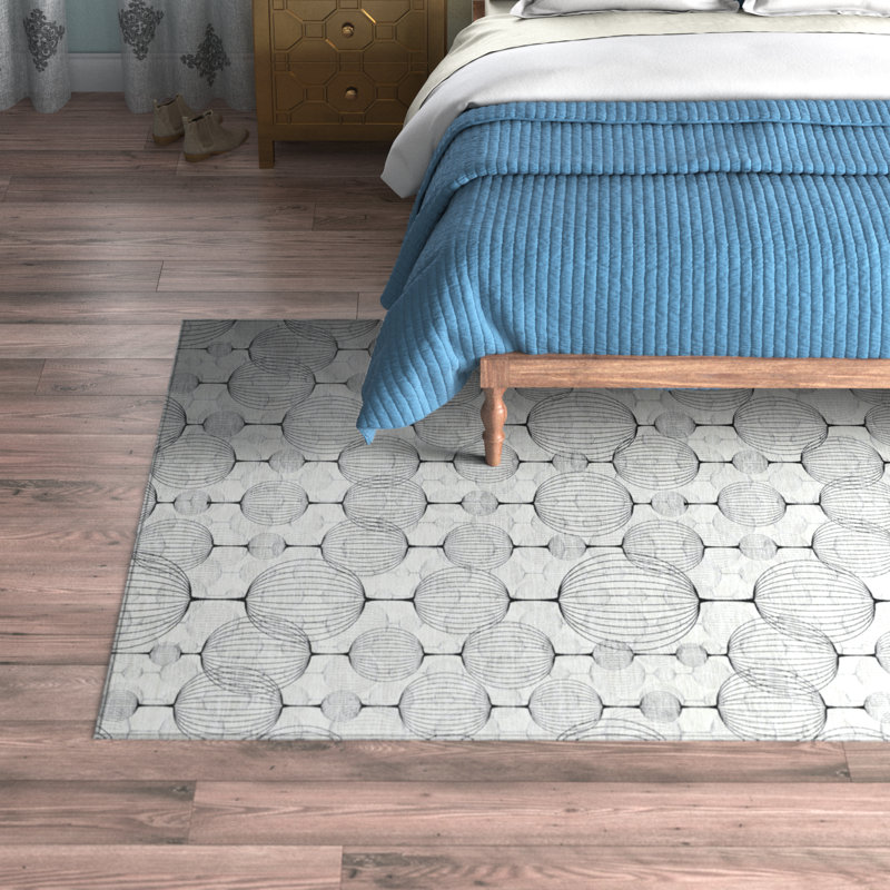 Mahaney Geometric Indoor Rug, Rectangle 5' x 7'6"