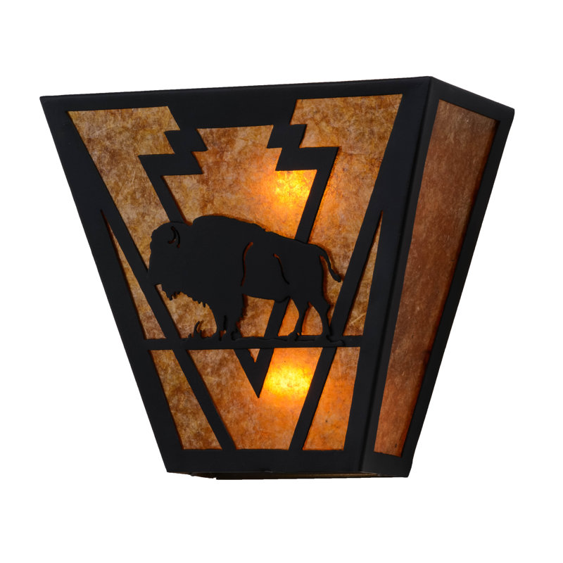 Plafonnier encastré 2 lumières Lone Buffalo