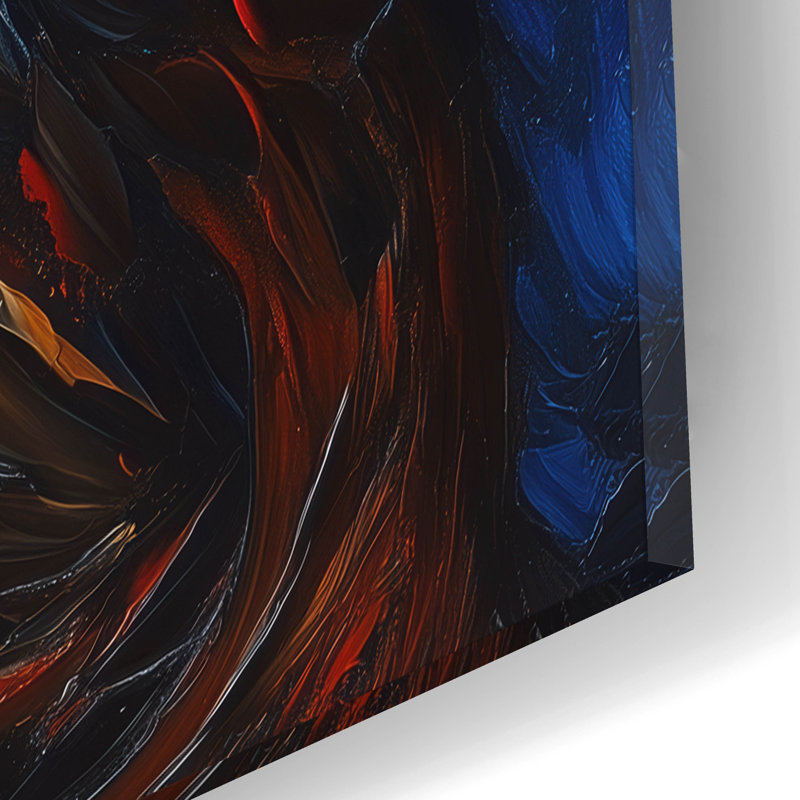  «Be Mine» par Rich Monet, art mural en verre acrylique, H 12 po x l 12 po x P 0,13 po, Toile tendue