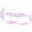 With LED Strip Lights With Headboard Wax Solid Pine Wood-636291214-636291207