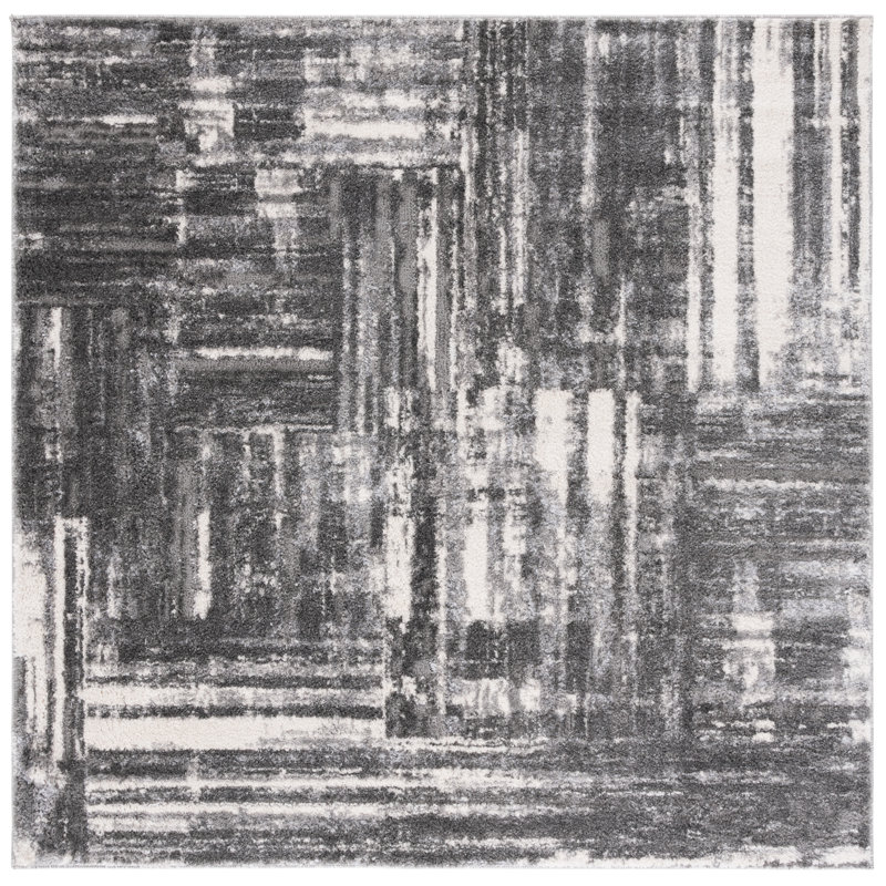 Tapis à poil long Darbyville, Carré 6 pi 7 po