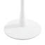 Ensemble de salle à manger 5 pièces rond en MDF et métal avec table en marbre blanc doux, pour 4 personnes