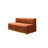 Amanda Orange Double Chaise Sectional
