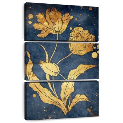 Harnek Floral Golden Blues Mate