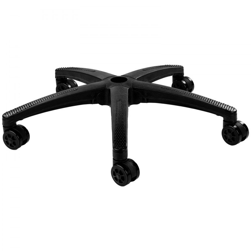 Base de chaise de bureau pivotante 28 po, Noir, noir, noir, noir