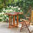 3Ft. Brown Rectangular Patio Folding Wood Table