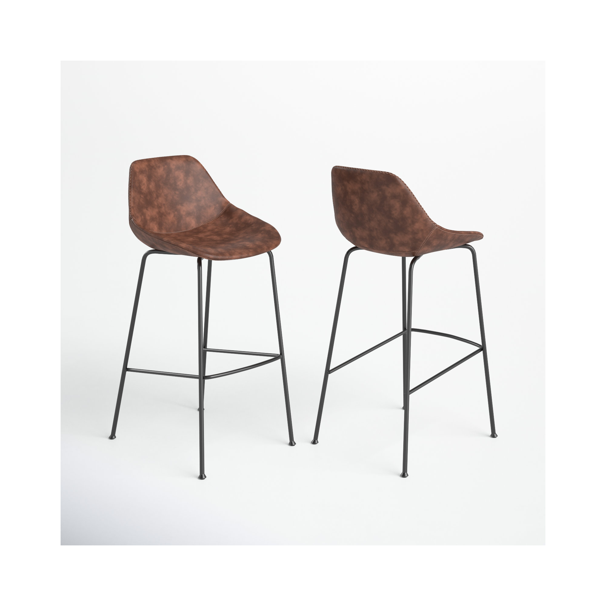 Garner Counter & Bar Stool, Bar Stool (29” Seat Height), Brown