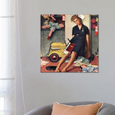 Santa's Helper - Wall Art Print - Wrapped Canvas