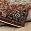 Tapis oriental rouge / bleu Hovis-1871715778