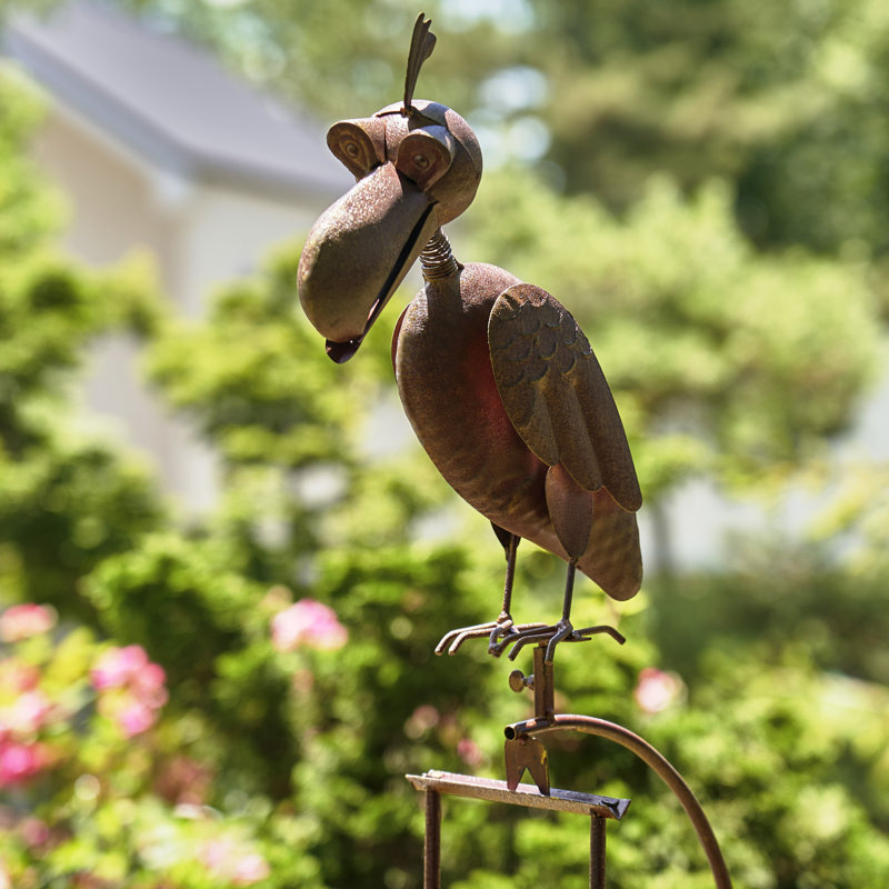 Assorted Rusty Animal 6 Pieces Garden Stake Set