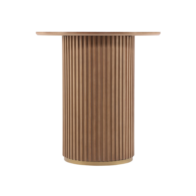 Table de salle à manger à hauteur de comptoir Orvyn, Frêne clair