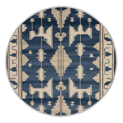 Tapis beige Art Deco lavable à la machine