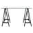 Tarrant Glass Top Metal Base Writing Desk-140351801
