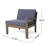 Tandon Acacia 3 - Person Patio Conversation Set with Cushions-815632097