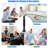 R.W.FLAME 360 Degree Oscillating Tower Fan with Quiet Cooling, 24H Timer, Remote Control, 8 Wind Speed-73468308