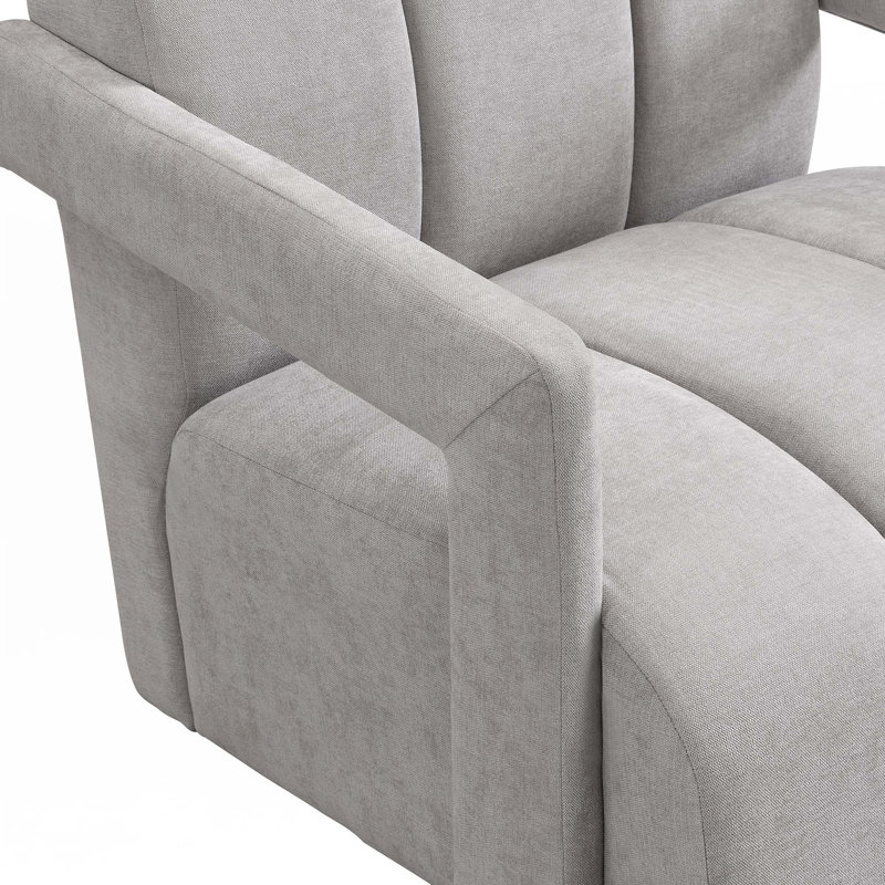 Fauteuil de loisirs, ensemble de 2, Gris