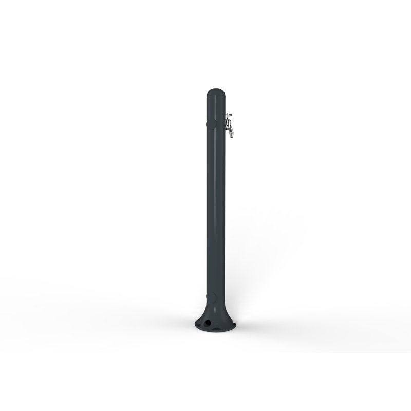 Acrylic Column Fountain, 100cm H x 28cm W x 37cm D, Anthracite
