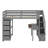 Twin Loft Bed With Drawers,Desk And Stairs-951085504