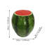 Tabouret de fruits Watermelon, tabouret surdimensionné en résine de 13,4 po, table d'appoint, décorations d'intérieur pour jardin, mobilier d'extérieur polyvalent