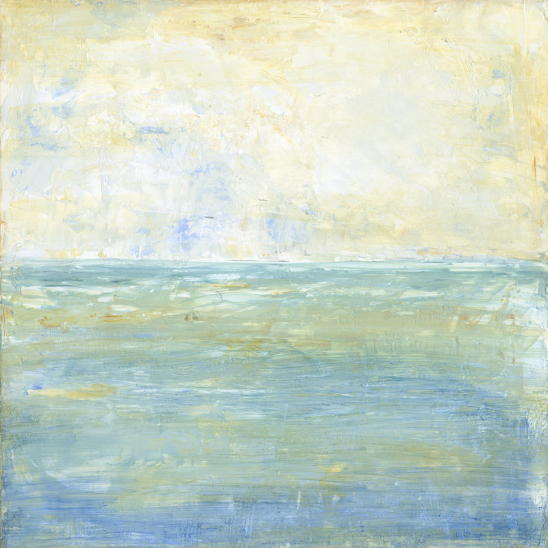 Tranquil Coast II by J. Holland - Wrapped Canvas Painting, 30cm H x 30cm W