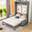 Lit escamotable mural en bois avec canapé-106408956-106408947