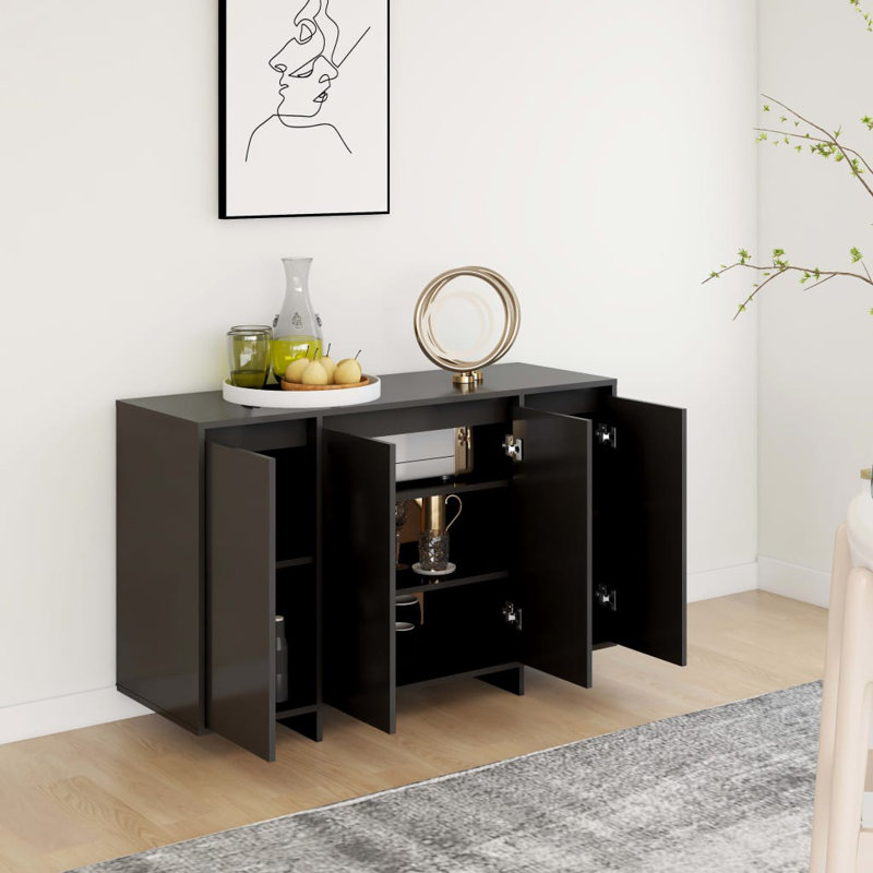 Spadina 120cm Sideboard, Black