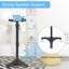 1 Pair Speaker Stands Adjustable Height 78 To 104CM