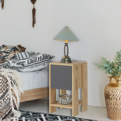 Table de chevet avec 1 armoire