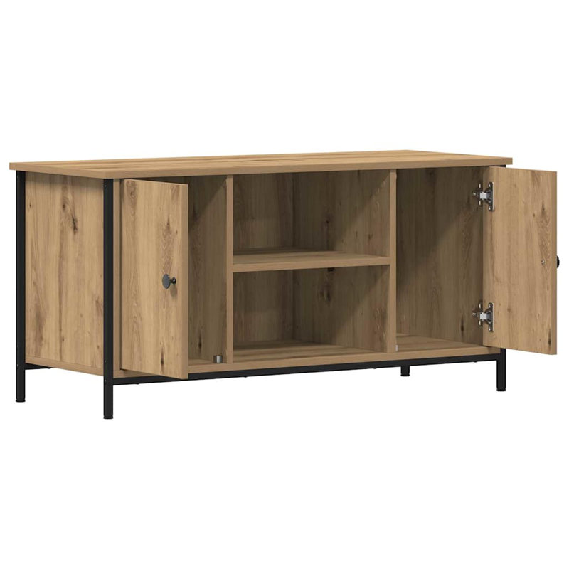 TV Cabinet 100 X 40 X 50 Cm Engineered Wood, Artisan Oak