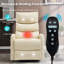 Fauteuil inclinable pivotant manuel avec fonction de massage thermique-1853979061