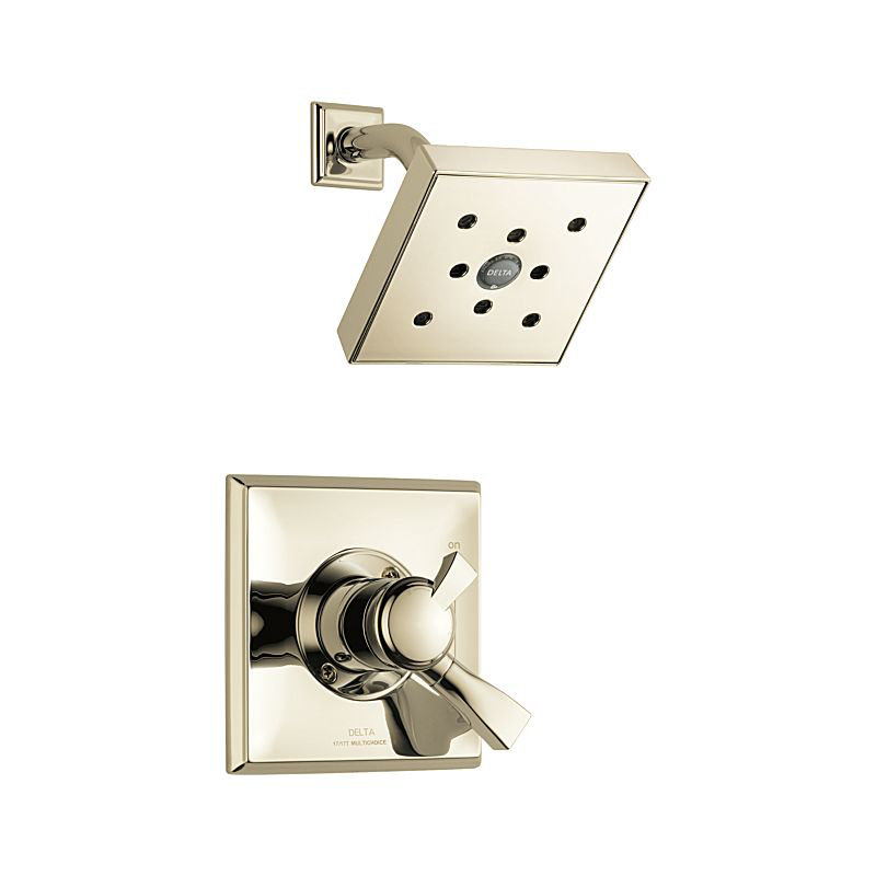 Robinet de douche à pression équilibrée avec technologie h2okinetic dryden, Bronze-Champagne lustré