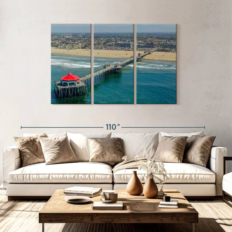 Aletra Huntington Beach Pier View, 48" H x 74" W