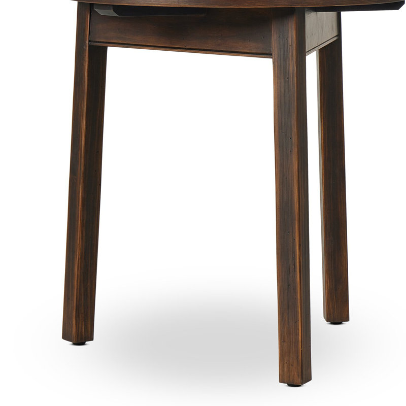 Dzoba Solid Wood Top End Table
