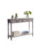 Console de canapé à 2 tiroirs en bois Gering