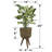28'' Faux Hosta Plant in Basket