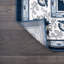 Tapis bleu marine / ivoire Yeghivart French Cottage-387525703