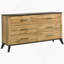 Commode 6 tiroirs Natural Pine