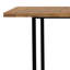 Table de salle à manger en cire brûlée