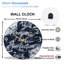 Horloge murale 12 po