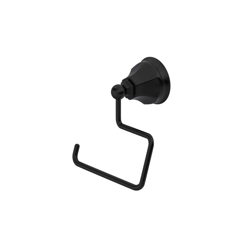 Palladian® Wall Mount Toilet Paper Holder, Matte Black