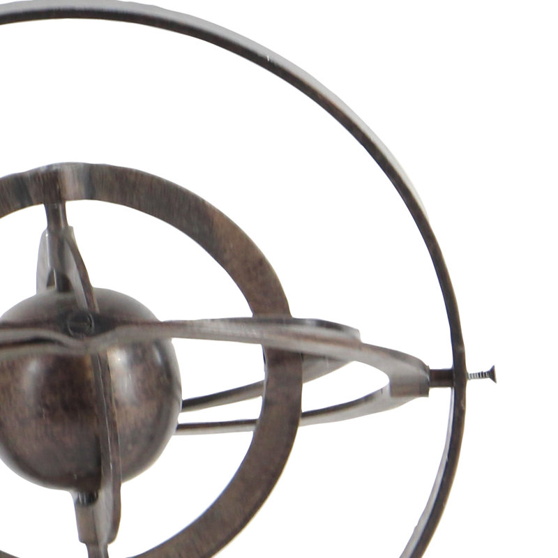 Sculpture armillaire Adylin, Cuivre