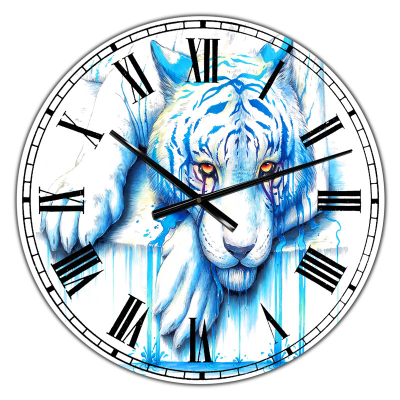 Blue Tears - Grande horloge murale, Petit