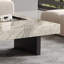 Table basse carrée flottante en marbre-105228842