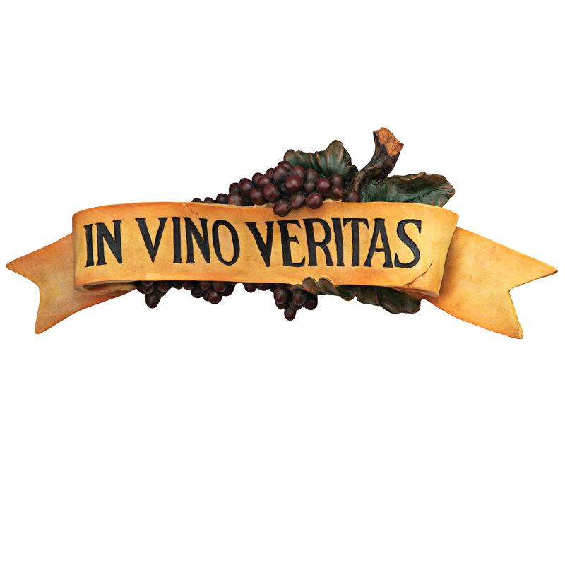 Sculpture murale In Vino Veritas