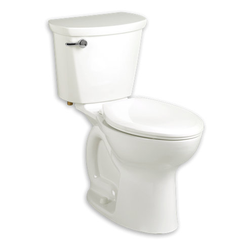 Toilette ronde deux pièces 1,28 GPF Cadet (siège non inclus), Blanc