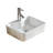 Modern Ceramic Square Vessel Bathroom Sink
