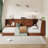 L-Shaped Daybed Floor Corner Bed With  USB Charging Ports-1779298104
