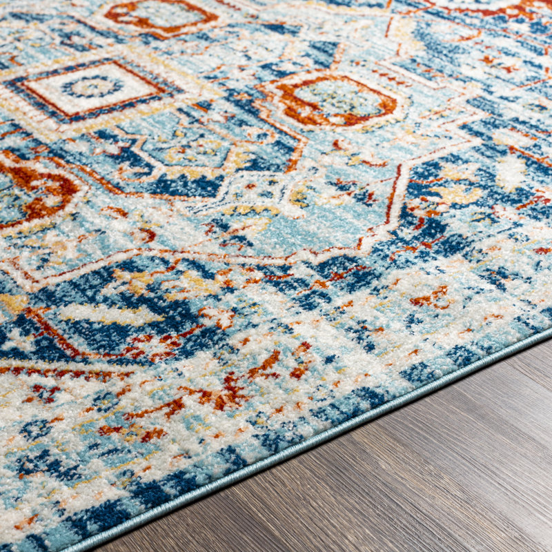 Aldusa Oriental Indoor Rug, Rectangle 6'7" x 9'