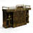 Retro Rectangular Manufactured Wood Reception Desk